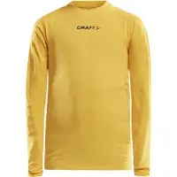 Craft Unterhemd Pro Control Compression LS Kinder Yellow-Größe 122