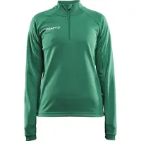 Craft Trainingsjacke Evolve Halfzip Damen Team Green-S