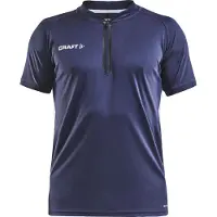 Craft Polo Shirt Pro Control Impact Herren Navy Weiß, Grösse:S