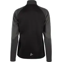 Craft Trainingsjacke Squad 2.0 Half Zip Damen Black Granite-XL