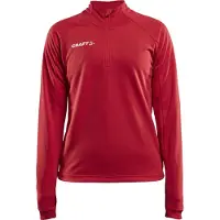 Craft Trainingsjacke Evolve Halfzip Damen Bright Red-S