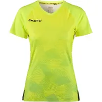 Craft Premier Fade Trikot Kurzarm Damen - Neongelb