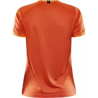 Craft Sportshirt Damen Progress 2.0 Graphic Jersey Carrot/Black-M
