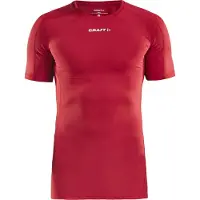 Craft Unterhemd Pro Control Compression Tee Unisex Bright Red-L