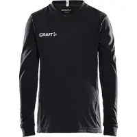 Craft Squad Jersey Solid LS JR Black 122/128