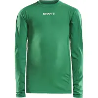 Craft Unterhemd Pro Control Compression LS Kinder Team Green-Größe 146