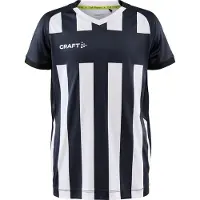 Craft Sportshirt Kinder Progress 2.0 Stripe Jersey Black/White-Größe 122