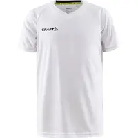 Craft Sportshirt Kinder Progress 2.0 Solid Jersey White-Größe 158