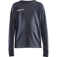 Craft Sportshirt Kinder Evolve LS Crew Neck Asphalt-Größe 158