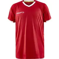 Craft Sportshirt Kinder Progress 2.0 Solid Jersey Bright Red-Größe 158