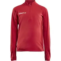 Craft Trainingsjacke Evolve Halfzip Kinder Bright Red-Größe 122