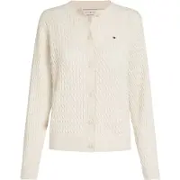 Tommy Hilfiger Strickjacke mit Zopfstrickmuster