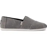 Toms Herren Canvas Alpargata Espadrilles Schwarz Used