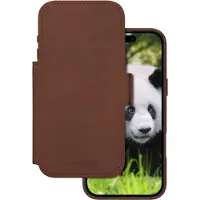 dbramante1928 Apple iPhone 17 Pro / 17 Pro Max Hülle - Echtes Leder - - 2 in 1 Case/Klapphülle - Dunkelbraun