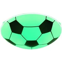 Globo Smart Home Kinder Decken Lampe DIMMBAR Fußball Glas Leuchte Alexa Google im Set inkl. RGB LED Leuchtmittel