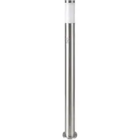 Etc-shop LED Stehleuchte silber, Bewegungsmelder, H 110 cm