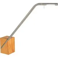 FABAS LUCE LED Tischleuchte Viktor 480x100mm 7W Warmweiß Chromfarben dimmbar