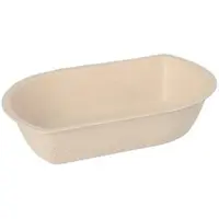 Papstar 50 Snacktrays Zuckerrohr 3,6 cm x 11,1 cm x 16,8 cm natur