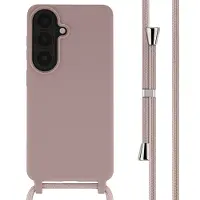 IMoshion Samsung Galaxy S26 Hülle - Silikon - - Backcover/Hülle mit Band/Soft Case - Rosa