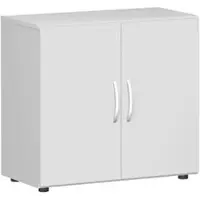 Geramöbel Aktenschrank Flex, aus Holz, 80 x 75,2 x 42 cm (B/H/T), lichtgrau