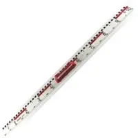 Wissner Tafelzeichengerät PROFI 160300.200, Lineal, 100 cm, aus Recycling Kunststoff