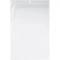 Böttcher-AG Sichttaschen mit Öse, A4, 0,16 mm, aus PVC, genarbt, 25 Stück
