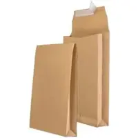 Mailmedia Faltentaschen B5, braun, ohne Fenster, haftklebend, 250 Stück