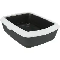 Trixie Classic dunkelgrau Katzentoilette 37x15x47 cm