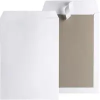 Posthorn Versandtaschen weiß, C4, ohne Fenster, haftklebend, Kraftpapier, 100 Stück