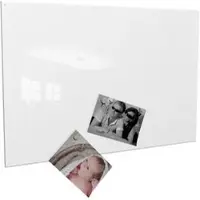 Colours-Manufaktur Magnettafel RAL 9003, 110 x 50 cm, beidseitig beschichtet, weiß glänzend