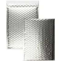 Blanke Luftpolstertaschen für DIN C5, 170 x 230mm, haftklebend, silber, 10 Stück