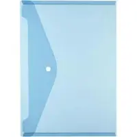 Herlitz Dokumententasche 10657948, easy orga, A4, blau, für 200 Blatt, 6 Stück