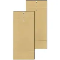Mailmedia Musterbeutel 110 x 275 x 50mm, 120g/m2 Kraftpapier, braun, 250 Stück