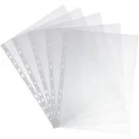 EcoFile Prospekthüllen 16320, A4, glasklar, 0,12 mm, oben offen, Recycling, 100 St.