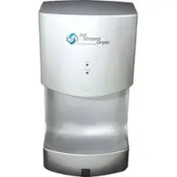 JSD Händetrockner -Piccolo, 60115, Jet-Luftstrom, silber, Infrarotsensor, vollautomatisch, 1450 Watt, aus Kunststoff