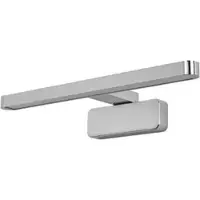 Osram Wandlampe ORBIS DISC BAR, chrom / silber, für Badezimmer, Aluminium, Modern, Wandleuchte, Wandlampe Bad