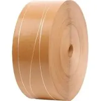 Wihedü Nassklebeband braun, 70mm x 200m, fadenverstärkt, 60g/m2 Kraftpapier