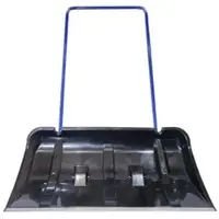 SHW Schneeschieber 55634 Schneelady, 82cm breit, aus Kunststoff, mit Aluminiumkante, mit Bügel