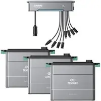 Zendure Stromspeicher Hyper 2000, 3x AB2000X, Set, 5,76kWh, erweiterbar, Speicher für Balkonkraftwerk
