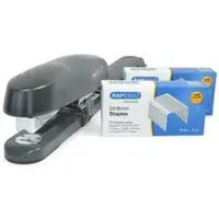 Rapesco Langarmhefter ECO 790, 1281, schwarz, 50 Blatt Heftleistung, für DIN A6, A5, A4, A3 & A2