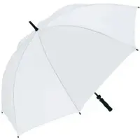 FARE Regenschirm Golf- / Gästeschirm, XXL, weiß, windsicher, manuell, Ø 130 cm für 2 Personen, 100 cm, Stockschirm