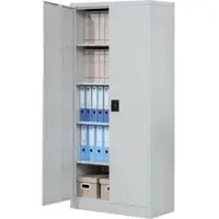 Bisley Aktenschrank FTL09645, aus Metall, zerlegt, abschließbar, 90 x 185 x 40 cm (B/H/T), lichtgrau