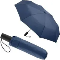 FARE Regenschirm AOC marine, windsicher, Auf-Zu-Automatik, Ø 98 cm, 30 cm, Taschenschirm