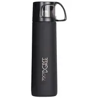 720°DGREE 720DGREE Thermosflasche Follow, Edelstahl, Isolierflasche, Onyx Black / schwarz, 0,7 l