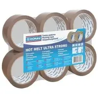 Donau Packband PP, 7850001PL-99, braun, 48mm x 66m