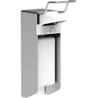 Greven Seifenspender Euromat 500 N, mit Armhebel, zur Wandmontage, Aluminium, silber, 500ml