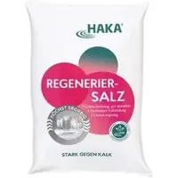 HAKA Spülmaschinensalz Regeneriersalz, Bio, vegan, gegen Kalk und Wasserflecken, Wasserenthärter, Beutel, 2 kg