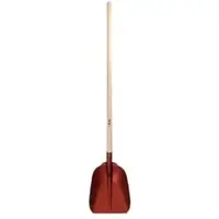 SHW Schneeschieber Alu-Lady, 56776, 32cm breit, aus eloxierten Aluminium, mit Holzstiel