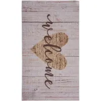 Kayoom Fußmatte "Cosy Entry 625" rechteckig 6 mm Höhe Türmatte, Schmutzfang, Welcome Herz, Eingang