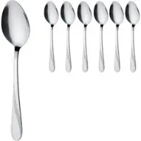 Gräwe Esslöffel Stralsund 034.1306.SD, 19 cm, Edelstahl 18/0, silber poliert, 6 Stück